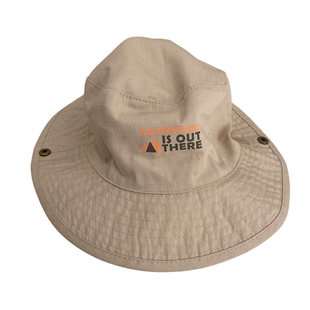 Zara Bucket Hat Women's One Size Tan Adventure Is Out There Hiking Outdoors